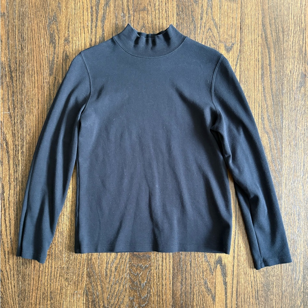 Classic Black Long Sleeve Top